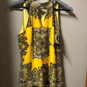 Cache floral shirt, very classy and versatile.